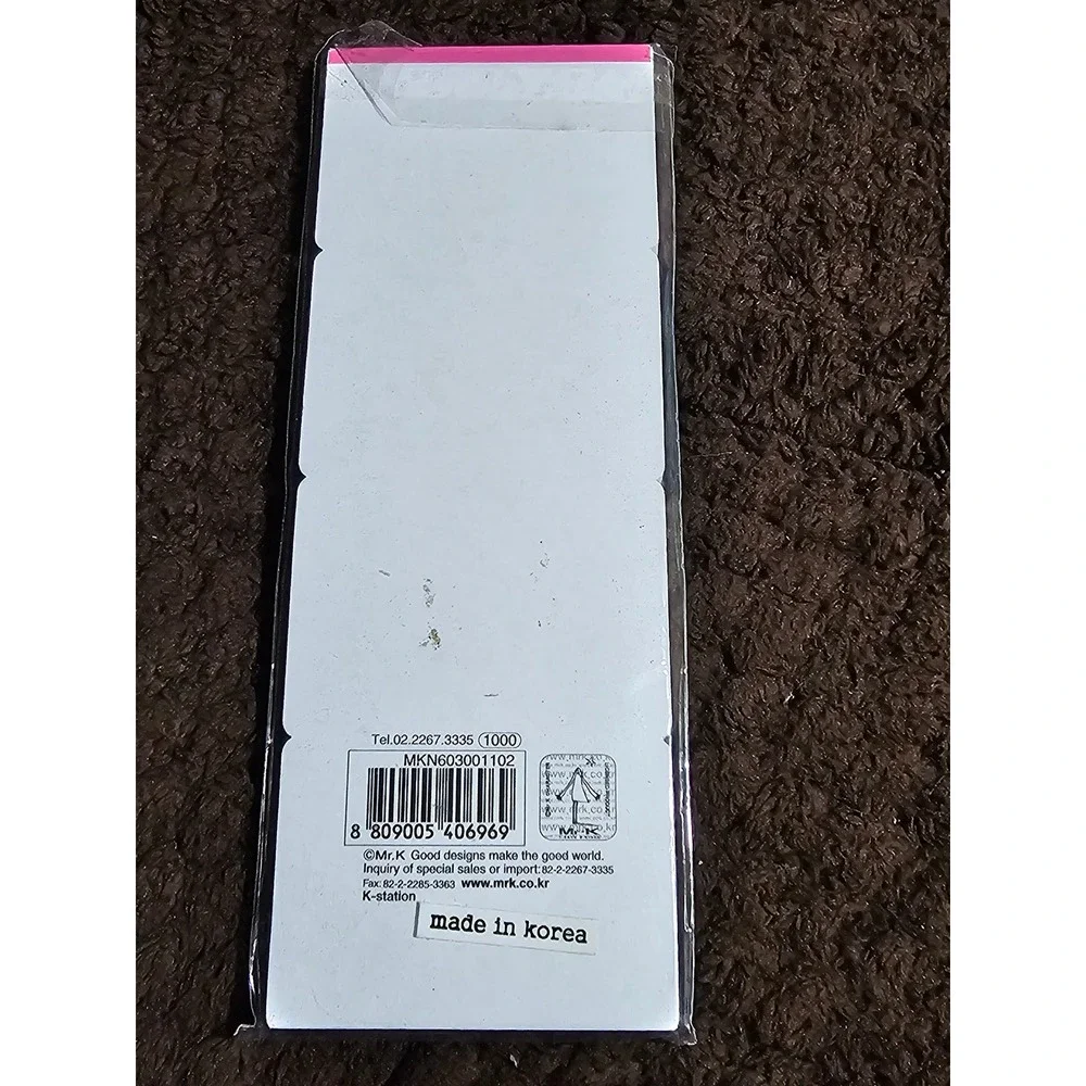 Vintage Y2K Mr.K Angella Memo Pad Set Retro Korean Stationery Rare NOS